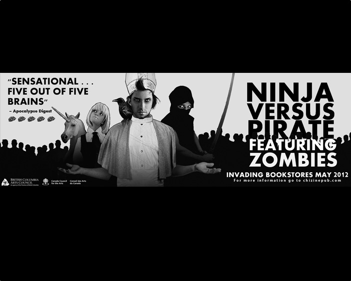 Ninja Versus Pirate Featuring Zombies